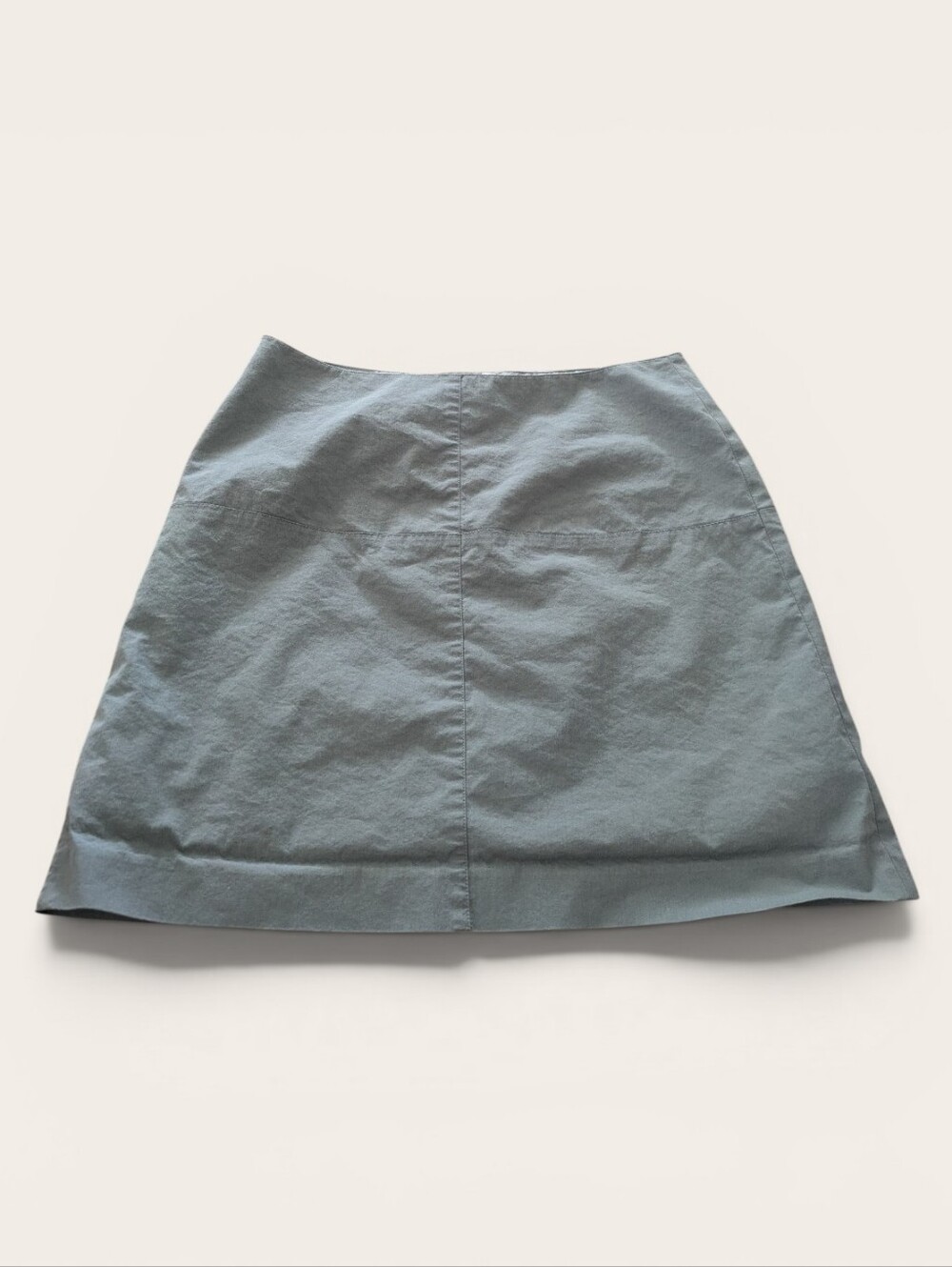 Banana Republic Skirt Sz 8 Gray Stretch‎ Lined Preppy Career A Line Short
